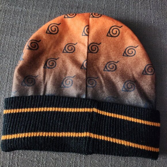 Bioworld Naruto Hidden Leaf Beanie Toque Hat Unisex OS Knit Fleece - Picture 2 of 5